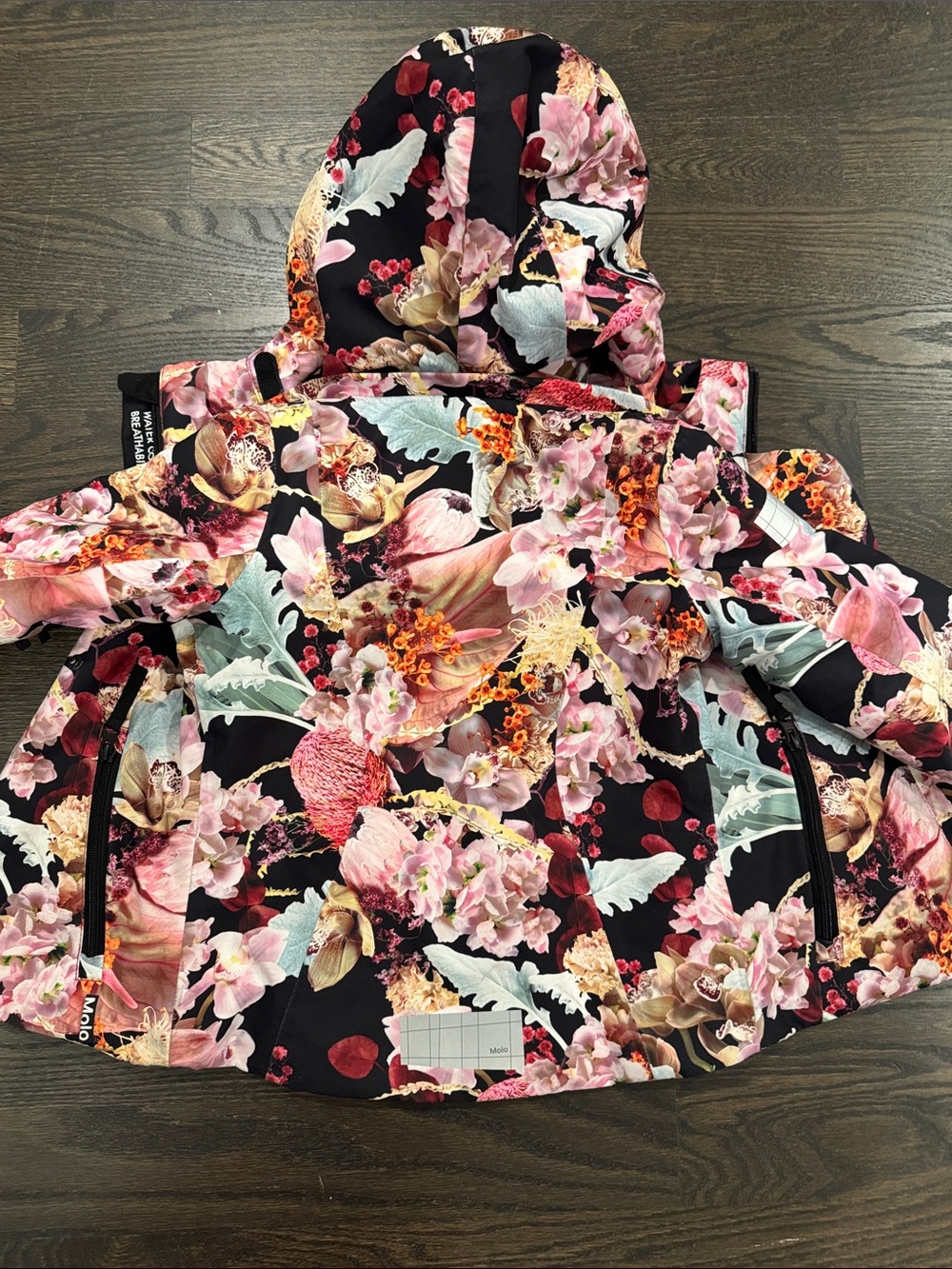Molo girls ski jacket size 110 (5) - Picture 6 of 7